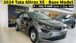 2024 Tata Altroz XE Base Model Walkaround Review Interior Exterior Features Price [upl. by Wadleigh]