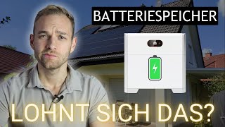 PVBatteriespeicher Notwendig für deine Photovoltaikanlage [upl. by Anyaj415]