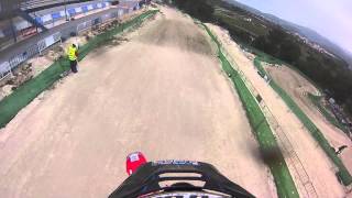 Screaming fast lap around Albaida motocross track on Honda CRF150R [upl. by Brighton630]