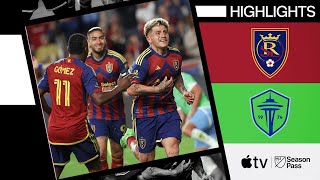 Real Salt Lake vs Seattle Sounders FC  Full Match Highlights  May 15 2024 [upl. by Kinna]