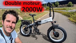 Lankeleisi x2000 max  Test du double moteur pliable [upl. by Anilat93]