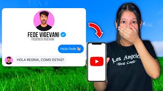 LE COMENTÉ A 100 YOUTUBERS Y ESTOS ME RESPONDIERON😱 Regina MH [upl. by Gnoix]