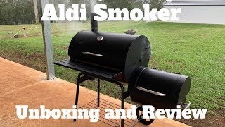 Aldi Offset Smoker Build  Smoker Assembly and Review [upl. by Lunseth]