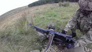 Gunning through my eyes British Army GPMG [upl. by Ynetsed808]