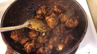 GUYANESE🇬🇾STYLE CASSAREEP CHICKEN [upl. by Duffie]