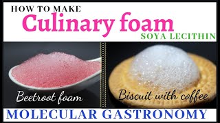 How to make culinary foam [upl. by Longmire504]