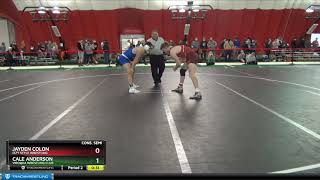 USAW TOA Holiday HS Classic521 HS BOYS SESSION 1 152 Cale Anderson Viroqua Wrestling Club Vs Jayd [upl. by Eelatan]