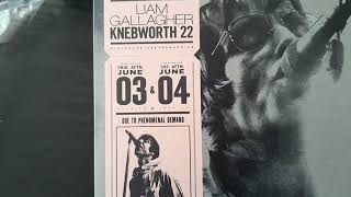 Liam Gallagher Knebworth 22 live cd unboxing  Final Straw 20th [upl. by Etnuaed]