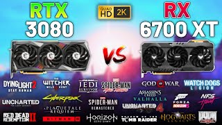 RTX 3080 vs RX 6700 XT in 2023 Test in 20 Games 1440p quotCan this GPU handle nextgen gamingquot [upl. by Baird578]