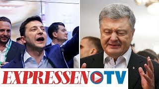 Komikern Volodymyr Zelenskiy vinner valet i Ukraina [upl. by Ahsieni]