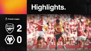 Positives in defeat  Arsenal 20 Wolves  Highlights [upl. by Nasaj]