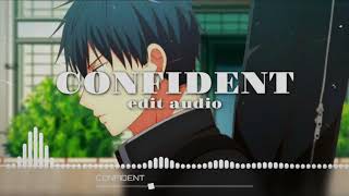 CONFIDENT  EDIT AUDIO [upl. by Helbona]