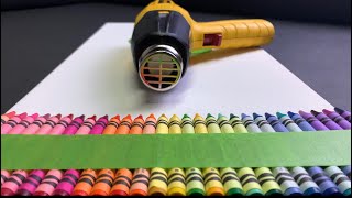 CRAYON ART Easy Crayon Melting Technique that’s a Beginners Best Wigglz Art [upl. by Ariuqahs570]