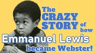 The CRAZY STORY of how EMMANUEL LEWIS became Webster [upl. by Ennadroj]