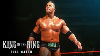 FULL MATCH Ken Shamrock vs The Rock – King of the Ring Final King of the Ring 1998 [upl. by Nathanson470]