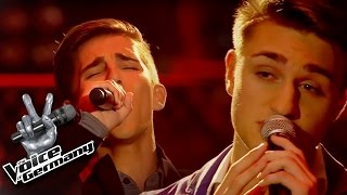 My Way  Frank Sinatra  Marc Huschke vs Alexander Wolff Cover  The Voice of Germany 2015  Battle [upl. by Yuht]