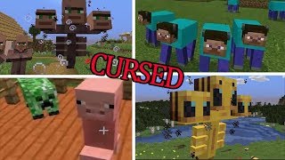 Minecraft Cursed Images for 10 Minutes Straight That will Make you Scream  OVER 150 PICTURES [upl. by Cigam]