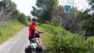 Cycling Route Verte 2013 Part 3 of 3  Quebec City To RivièreduLoup [upl. by Ceevah742]