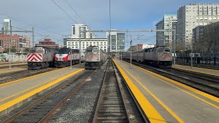 Caltrain Cab Ride from Palo Alto to San Francisco on January 8 2024 [upl. by Vtehsta]