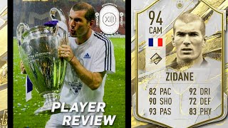 SIMPLE Y SENCILLAMENTE ESPECTACULAR ¿VALE LA PENA EL SBC  ZIDANE MID 94 REVIEW  FIFA 23 [upl. by Slifka]