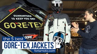 5 BEST waterproof GORETEX motorcycle jackets  FortaMotocom [upl. by Jaala954]