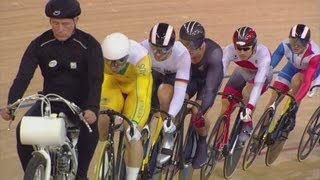 Mens Keirin  Second Round Heats  London 2012 Olympics [upl. by Enomaj]