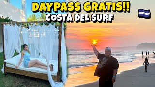 DAYPASS GRATIS Costa del Surf  Playa Las Flores El Salvador [upl. by Tankoos549]