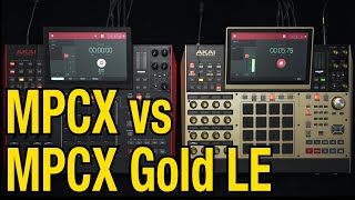 Akai MPC X versus the Gold Limited Edition Sound Comparison Shoot Out [upl. by Acinok]