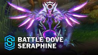 Battle Dove Seraphine Skin Spotlight  PreRelease  PBE Preview  League of Legends [upl. by Adolf]