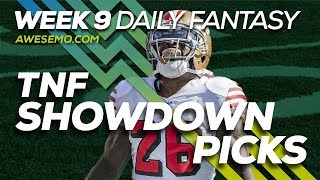 NFL DFS Showdown Picks Live  Cardinals vs 49ers [upl. by Melantha]