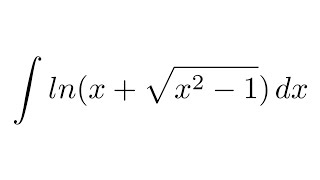 Integral of lnxsqrtx21 by parts [upl. by Nnylram244]