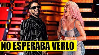 Karol G Y Anuel Se Reencuentran En Los VMAS Pasan Incomodo Momento [upl. by Stevie]