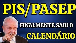 PISPASEP SAIU O CALENDÁRIO DE PAGAMENTO PELO GOVERNO  VEJA AS DATAS DE PAGAMENTO [upl. by Brocky]