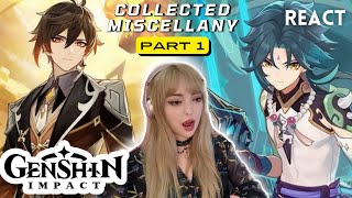 Reacting to EVERY Genshin Impact Collected Miscellany for the FIRST TIME  Part 1 [upl. by Gelasias]