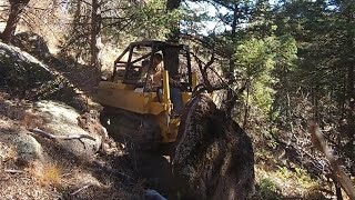 Building new ATV trail trailwork dozer [upl. by Ninos]