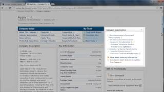 Hoovers Online Database Conducting Company Research [upl. by Aronson3]