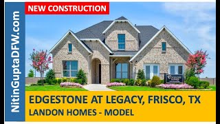 Dayton Plan by Coventry Homes  Frisco Homes For Sale • Edgestone at Legacy  Frisco ISD [upl. by Ahsenit684]