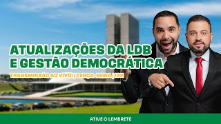 Aula de atualizações da LDB Gestão Democrática  Carlinhos Costa e William Dornela [upl. by Erdnaid]