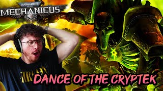 First Time Hearing quotDANCE OF THE CRYPTEKquot  Warhammer 40000 Mechanicus OST REACTION [upl. by Assirram]