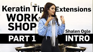 How To Do Hair Extensions Fusion Extensions Tutorial [upl. by Anailuj]