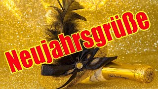 Neujahrsgrüße🍀🐞🎩 Frohes neues Jahr🧨🥂Happy New Year 🥂🍀 [upl. by Primo]