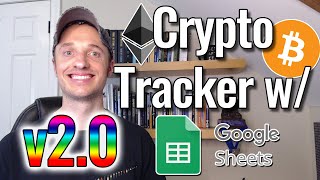 Crypto Portfolio Tracker on Google Sheets v20 [upl. by Lyndel]