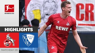 90 Seconds Köln Turns Game Around  1 FC Köln  VfL Bochum 21  Highlights  Matchday 28 – BULI [upl. by Enileuqcaj558]