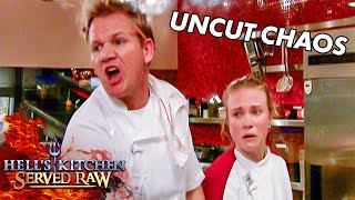 Both Kitchens Get Yelled At BEFORE Service  Hells Kitchen [upl. by Kimberly891]