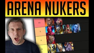 FULL ARENA NUKER TIER LIST 2023 WHO ARE THE BEST NUKERS  Raid Shadow Legends [upl. by Eyaj294]