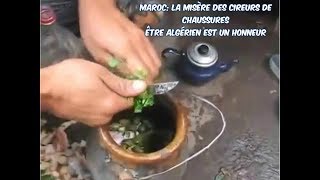 Maroc la misère des cireurs de chaussures المغرب مراكش بؤس شباب تلميع الأحذية [upl. by Burnett]