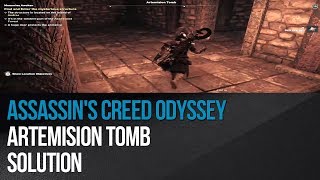 Assassins Creed Odyssey  Artemision Tomb solution [upl. by Adnolohs]