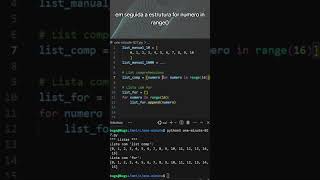 027  python  List Comprehensions  introdução [upl. by Ardnossac751]