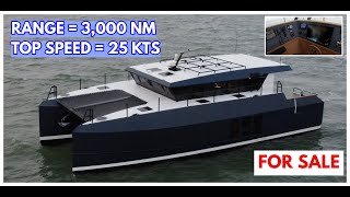 THIS Is Hull 1 Of A BRAND NEW Power Catamaran Explorer Yacht [upl. by Aifas]