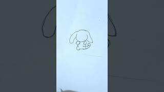 How to draw cute sanrio characters cinnamon roll shorts [upl. by Ajed]